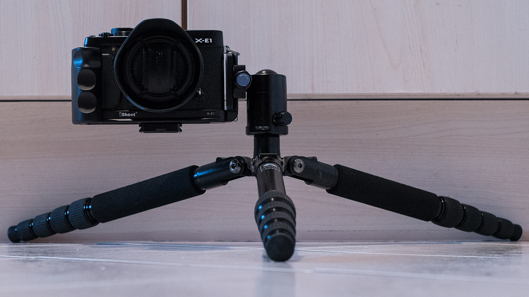 Fuji XE 1 + iShoot , Stativ Sirui