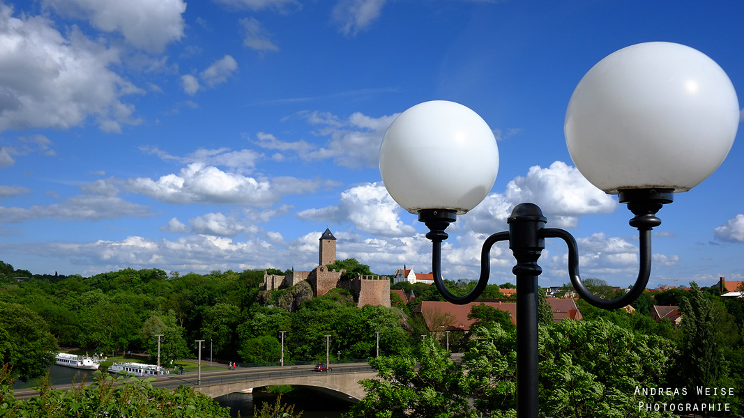die Burg von der Bergschänke gesehen