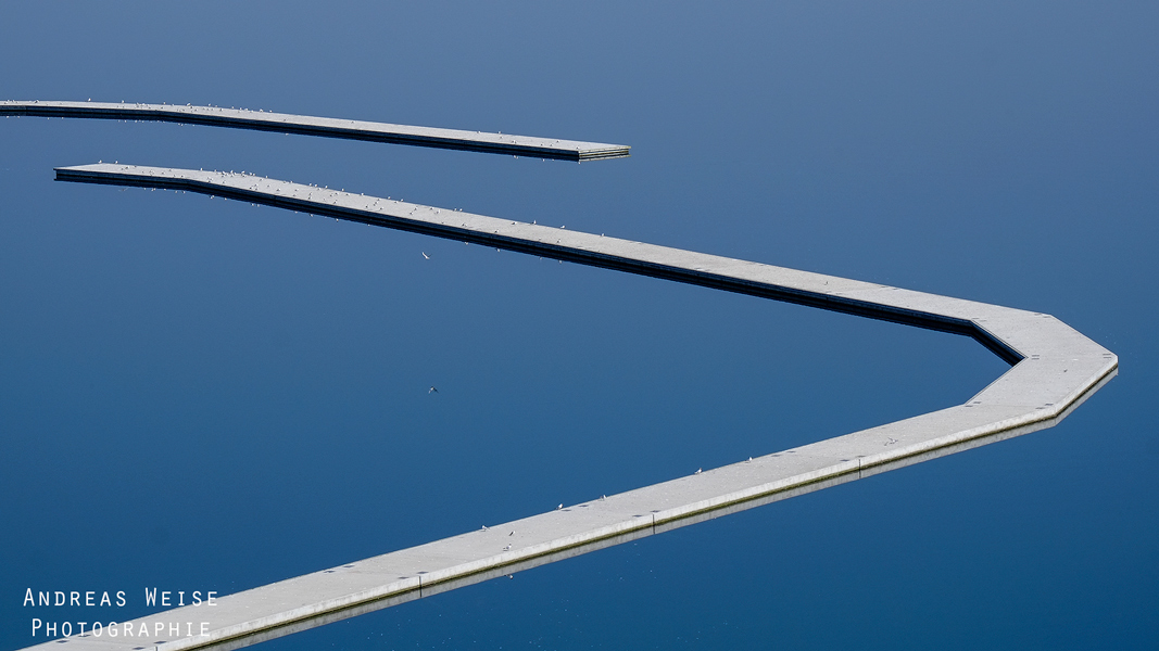 im Bau befindliche Marina bei Braunsbedra