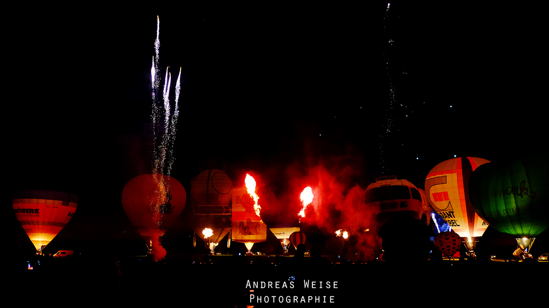 Balloon Fiesta Halle 2014 - Ballonglühen - Andreas Weise