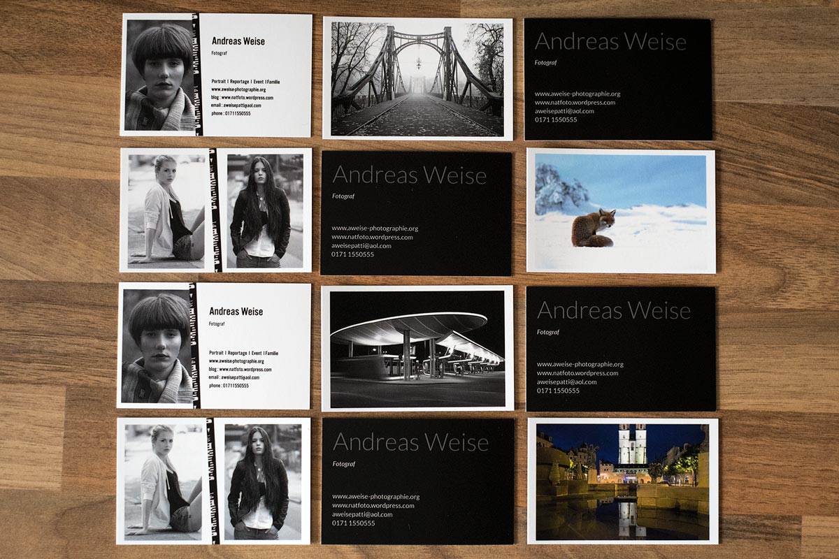 Weise,Fotograf,Halle,Visitenkarten