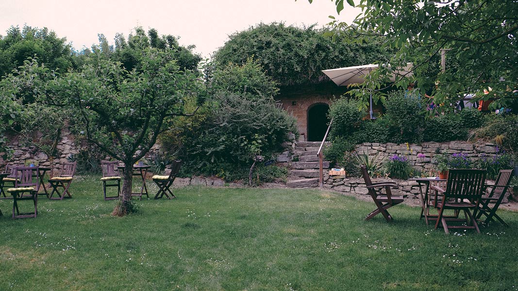 Straußenwirtschaft in der Welle bei Langenbogen