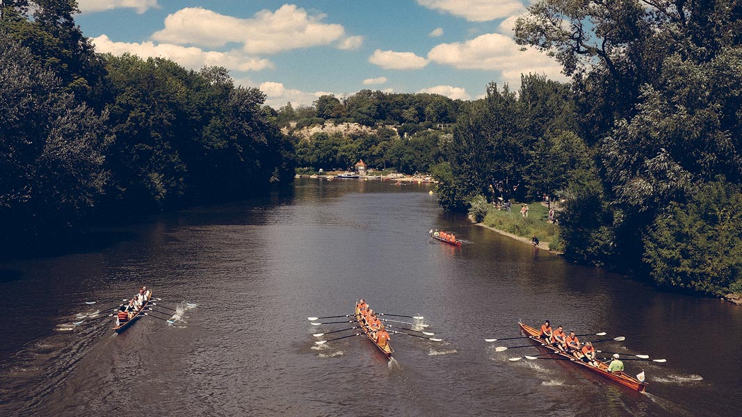 26.07.2015 , Halle/Saale  , Rudern gegen den Krebs