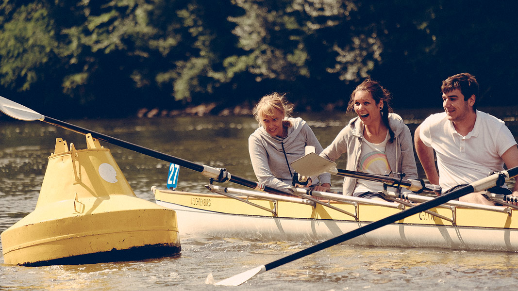 26.07.2015 , Halle/Saale  , Rudern gegen den Krebs