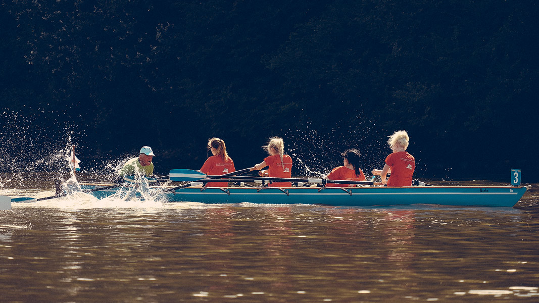26.07.2015 , Halle/Saale  , Rudern gegen den Krebs
